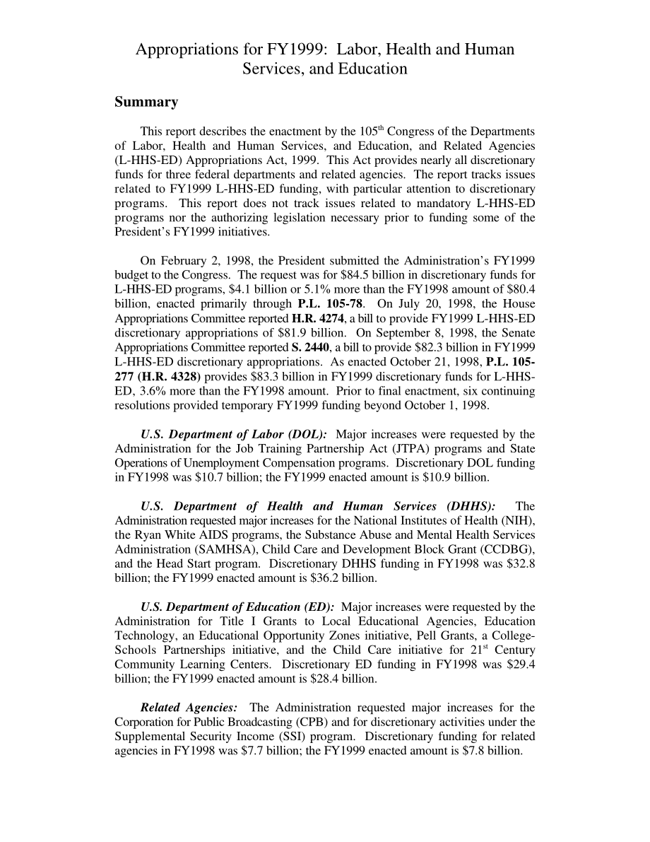 [19981119]98-203_1999财年拨款：劳动、卫生和公共服务以及教育.pdf_第3页