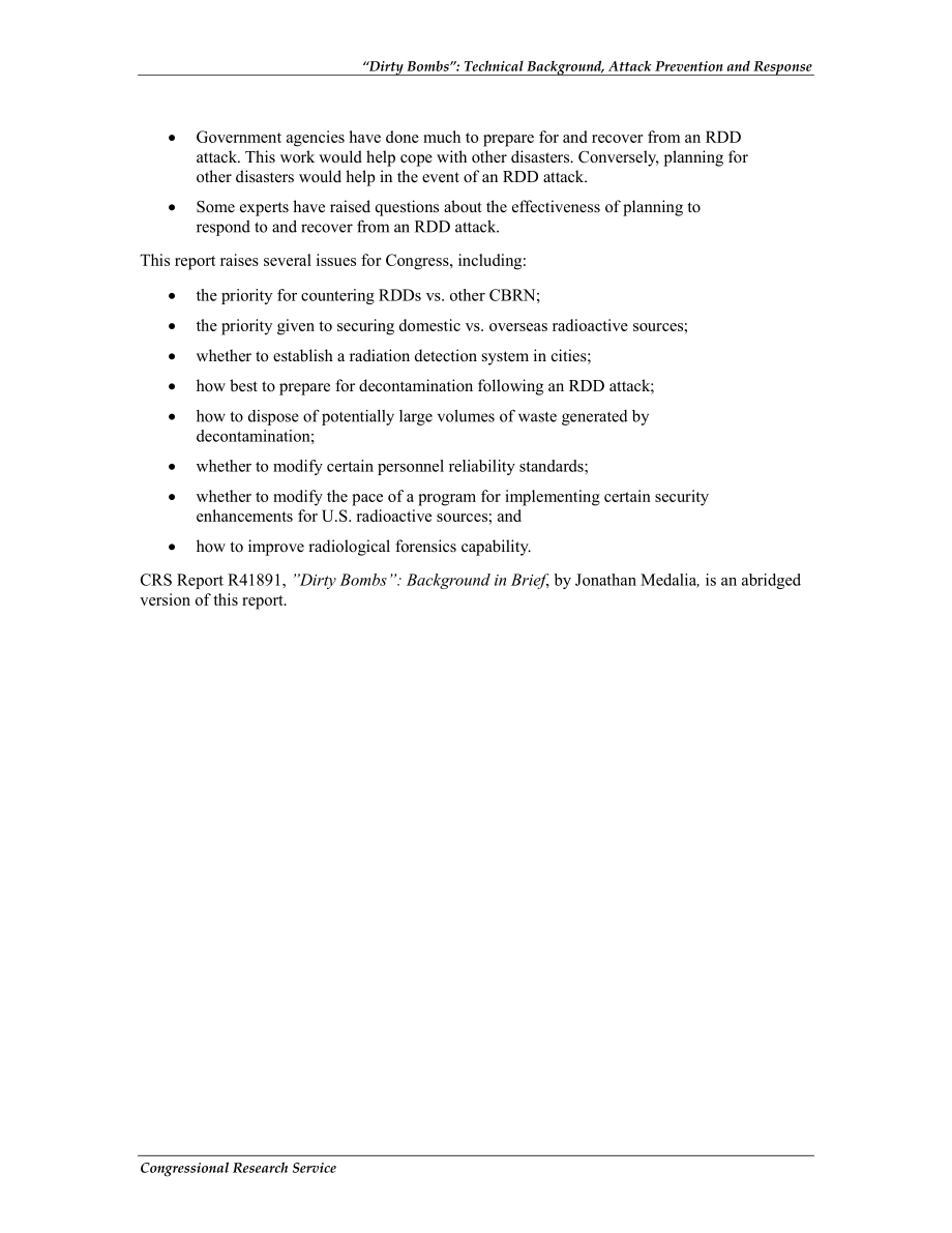[20110624]R41890_“脏弹”：技术背景、攻击预防和响应、国会议题.pdf_第3页