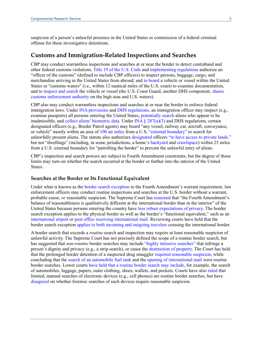 [20211130]LSB10559_美国海关和边境保护局的权力和限制：基础.pdf_第3页
