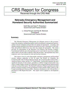 [20040330]RS21789_内布拉斯加州应急管理和国土安全局总结.pdf