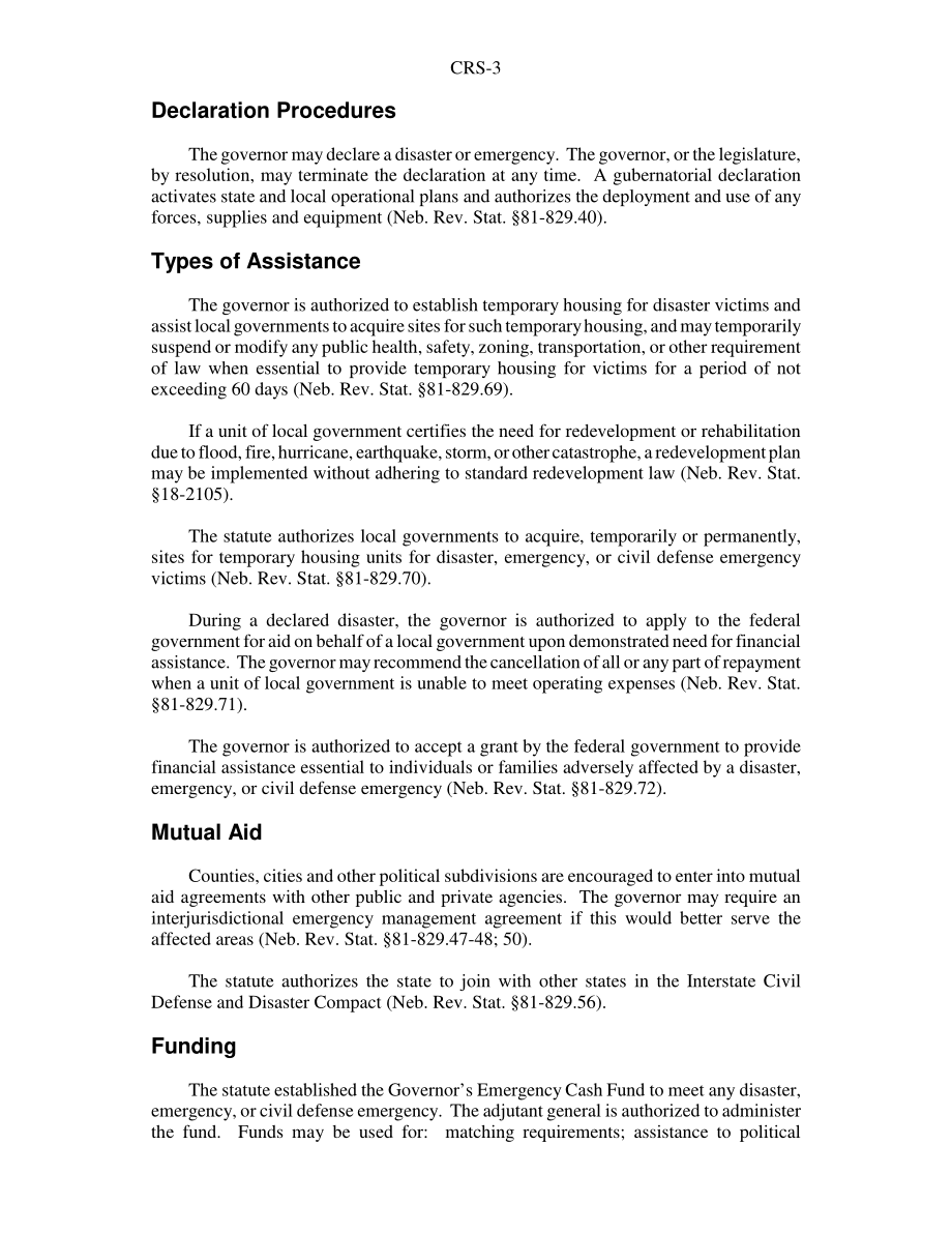[20040330]RS21789_内布拉斯加州应急管理和国土安全局总结.pdf_第3页