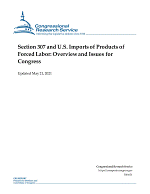 [20210521]R46631_第307节和美国进口强迫劳动产品：国会概况和议题 .pdf