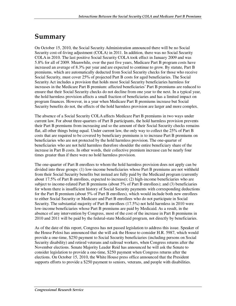 [20101108]R40561_社会保障COLA和医疗保险B部分保费之间的互动.pdf_第2页
