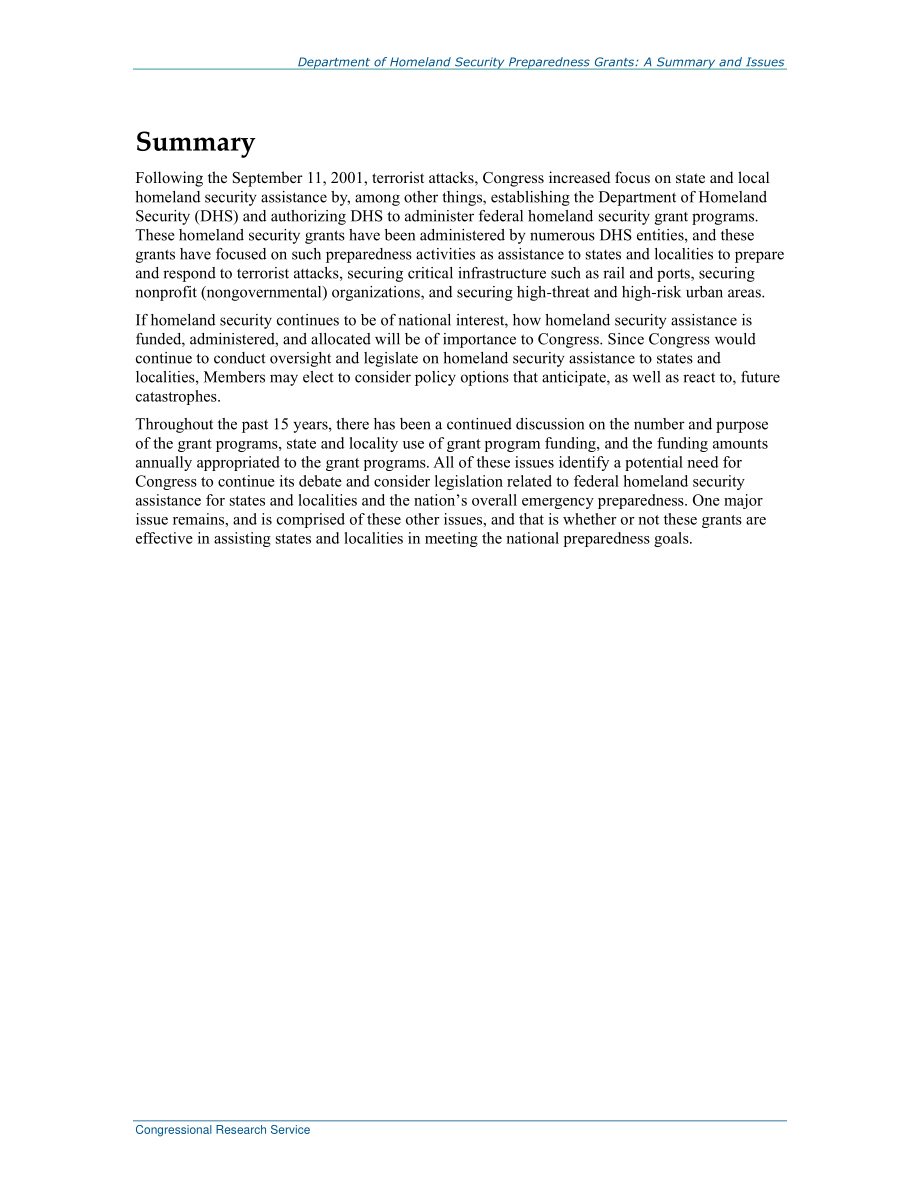 [20161028]R44669_国土安全部准备拨款：摘要和问题.pdf_第2页