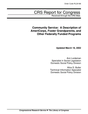 [20020328]RL30186_社区服务：AmeriCorps、养祖父母和其他联邦资助项目的描述.pdf