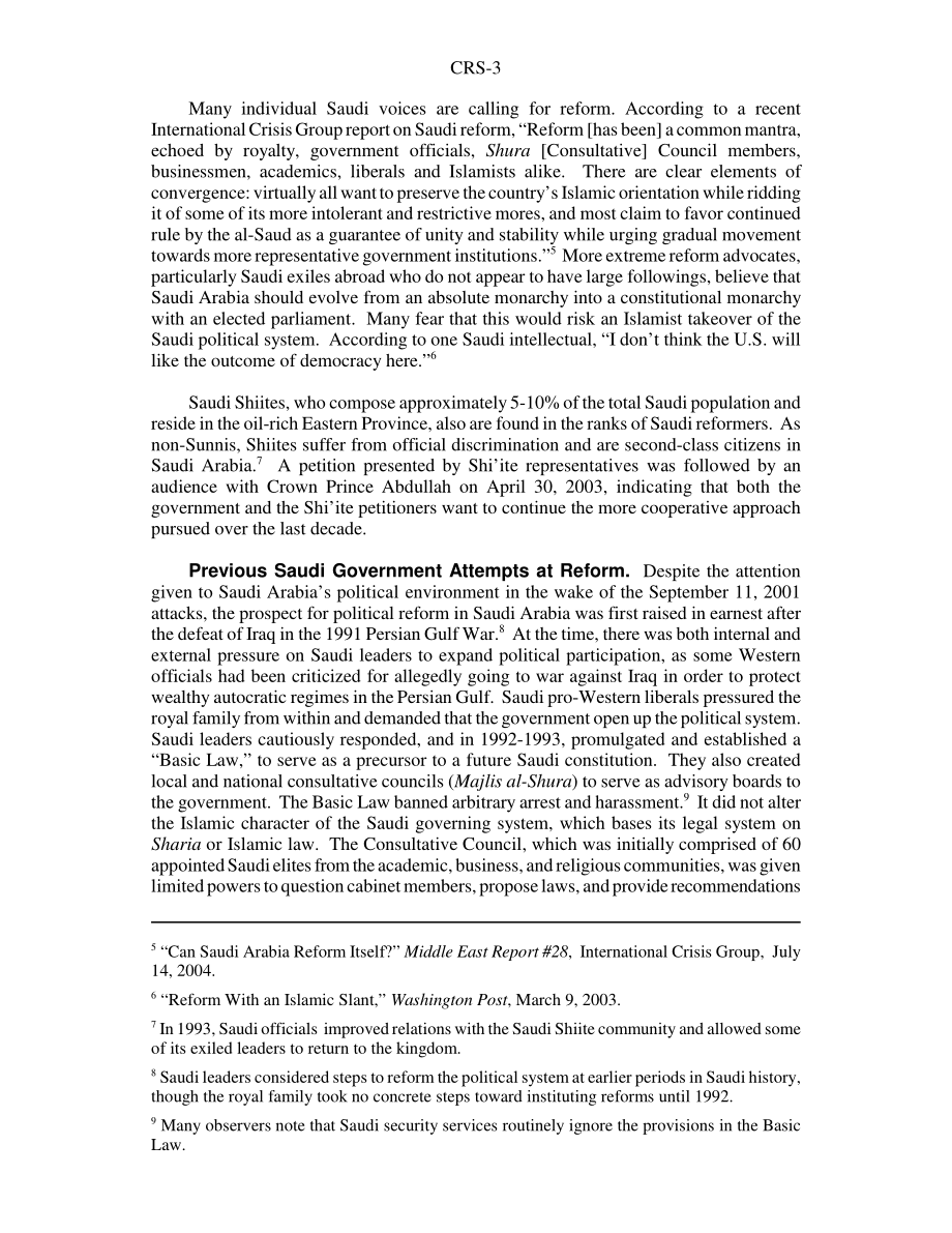 [20041013]RS21913_沙特阿拉伯：改革与美国政策.pdf_第3页