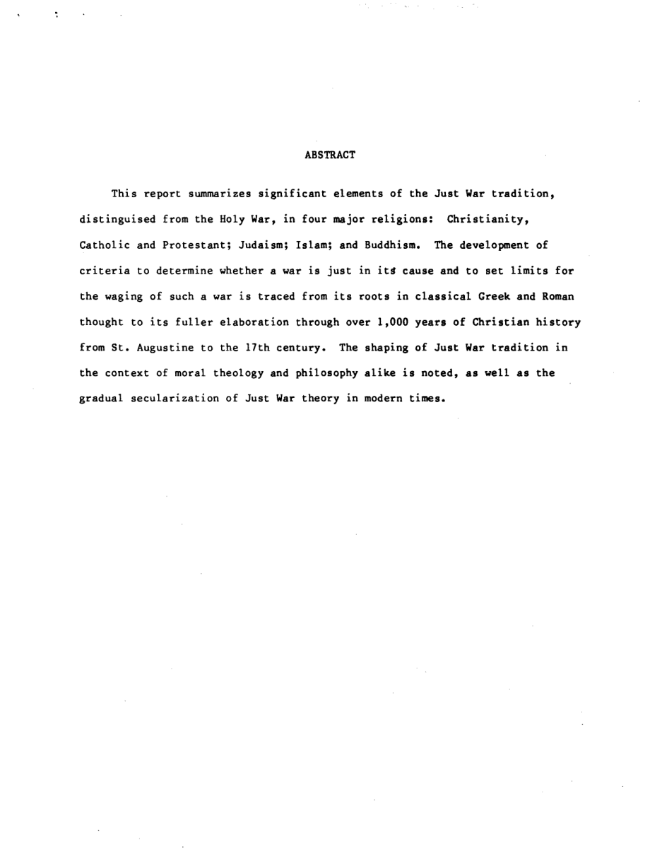 [19871120]87-915_某些宗教传统中的正义战争：基督教；犹太教；伊斯兰教；还有佛教.pdf_第2页