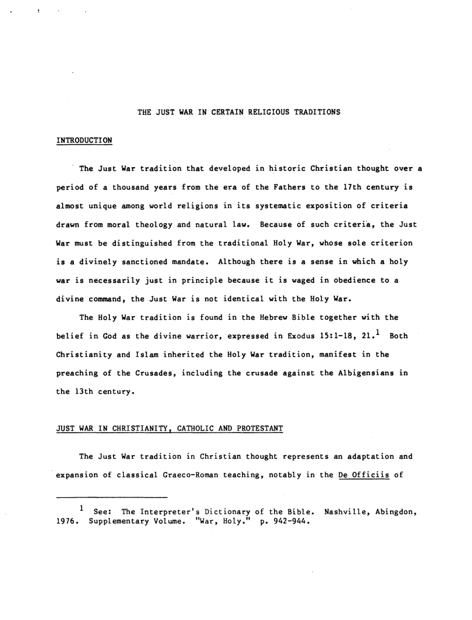[19871120]87-915_某些宗教传统中的正义战争：基督教；犹太教；伊斯兰教；还有佛教.pdf_第3页