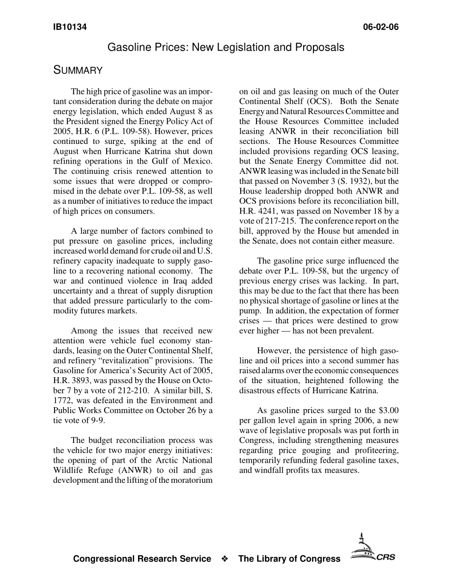 [20060602]IB10134_汽油价格：新立法和提案.pdf_第3页