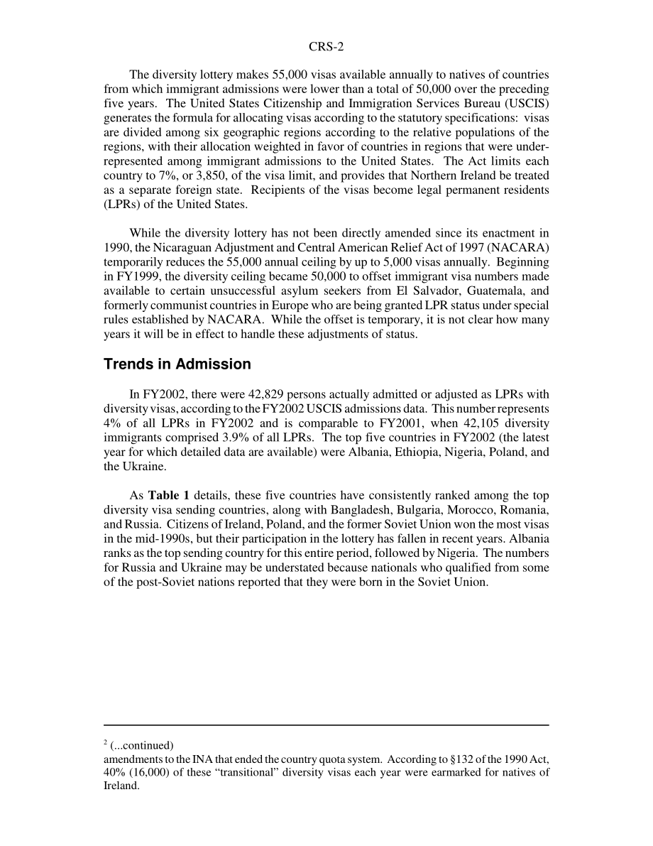 [20040426]RS21342_移民：多元化签证彩票.pdf_第2页