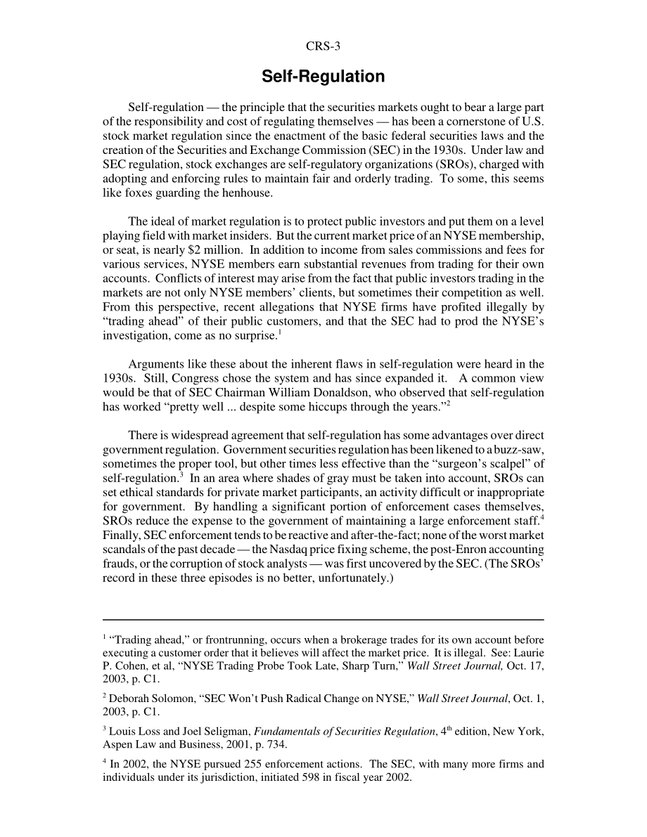 [20031105]RS21649_纽约证券交易所：治理和市场改革.pdf_第3页