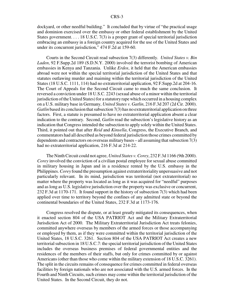 [20020906]RS21306_恐怖主义和刑事案件的域外管辖权：近期发展简介.pdf_第3页