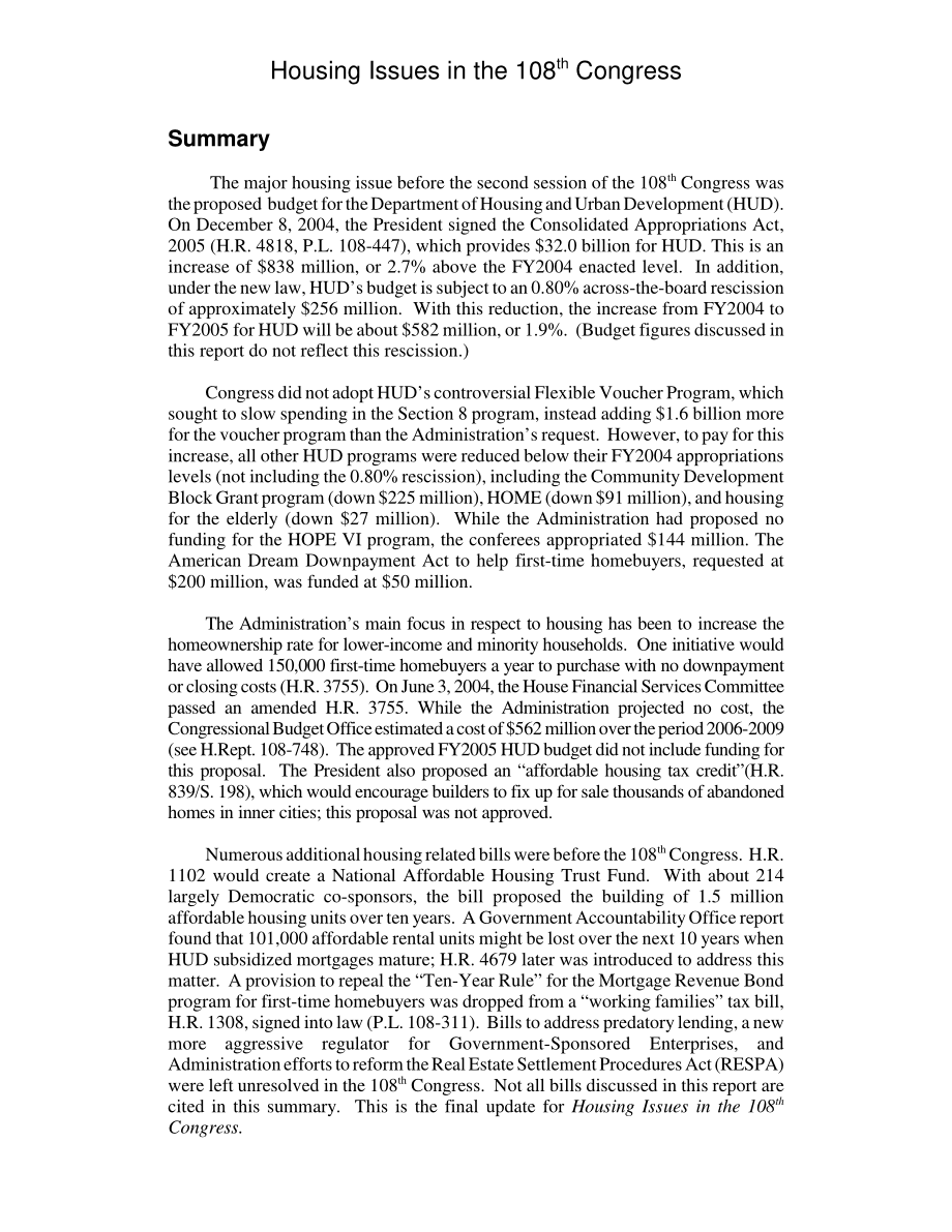 [20050124]RL32062_第108届国会的住房问题.pdf_第2页