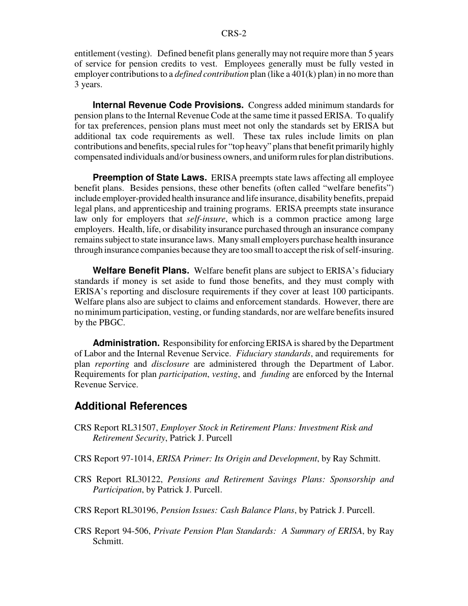 [20040115]95-926_管理私人养老金：ERISA简介.pdf_第2页