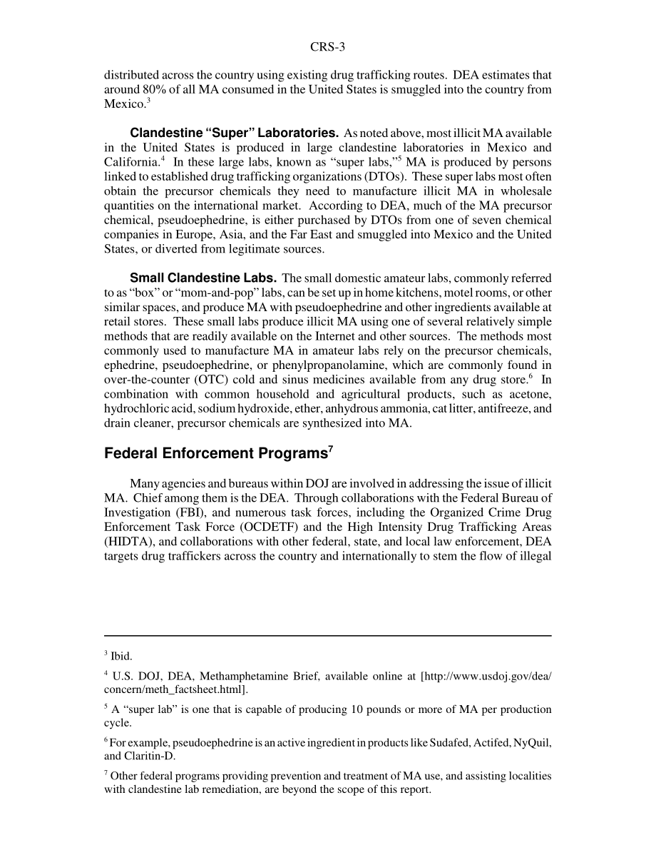 [20081023]RS22325_甲基苯丙胺：第110届国会的立法和议题.pdf_第3页