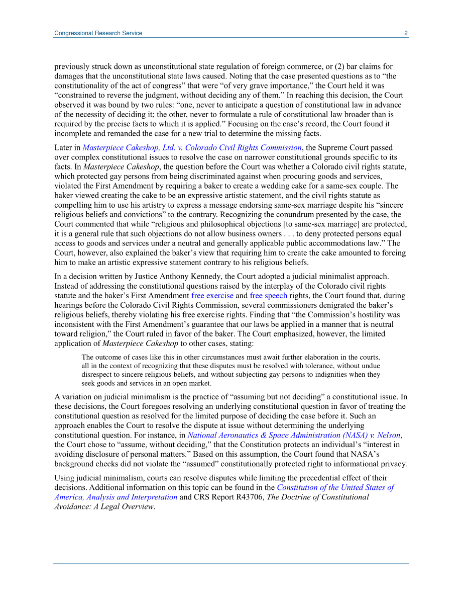 [20220329]LSB10720_宪法回避原则：司法极简主义（第1部分共3部分）.pdf_第2页