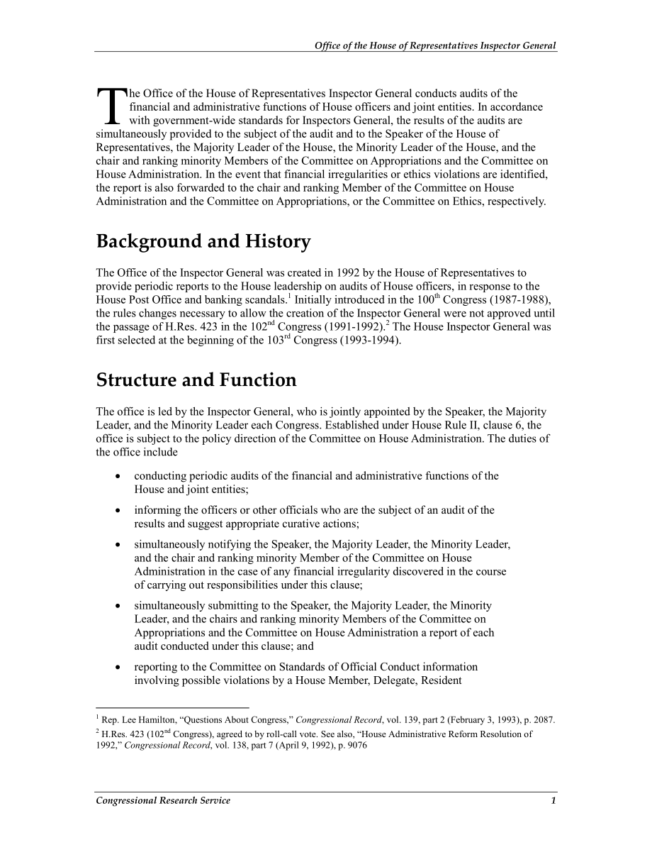 [20130118]R40133_众议院监察长办公室.pdf_第2页