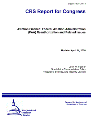 [20080421]RL33913_航空金融：美国联邦航空管理局（FAA）重新授权及相关问题.pdf