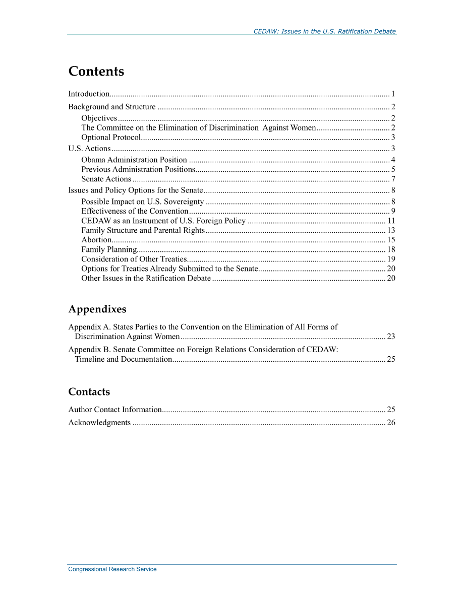 [20150723]R40750_联合国《消除对妇女一切形式歧视公约》（CEDAW）：美国批准辩论中的问题.pdf_第3页