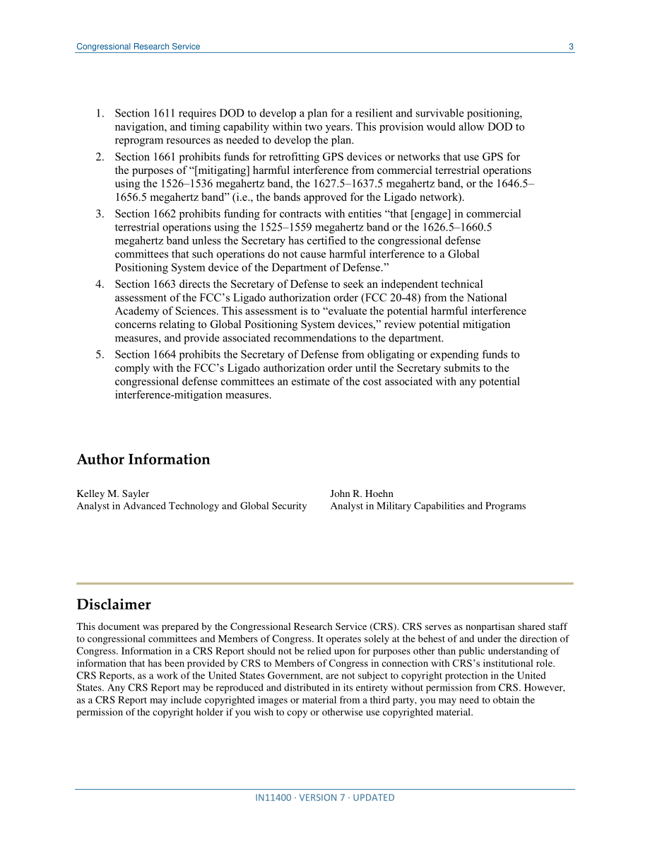[20210205]IN11400_国防部对FCC批准的Ligado网络的担忧 .pdf_第3页