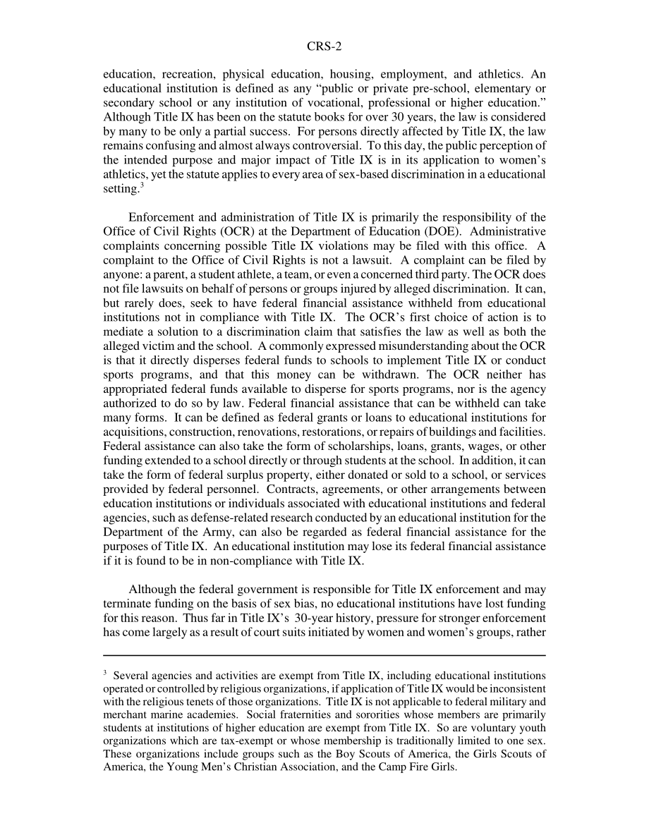 [20040304]RS20710_第九篇与教育中的性别歧视：概述.pdf_第2页