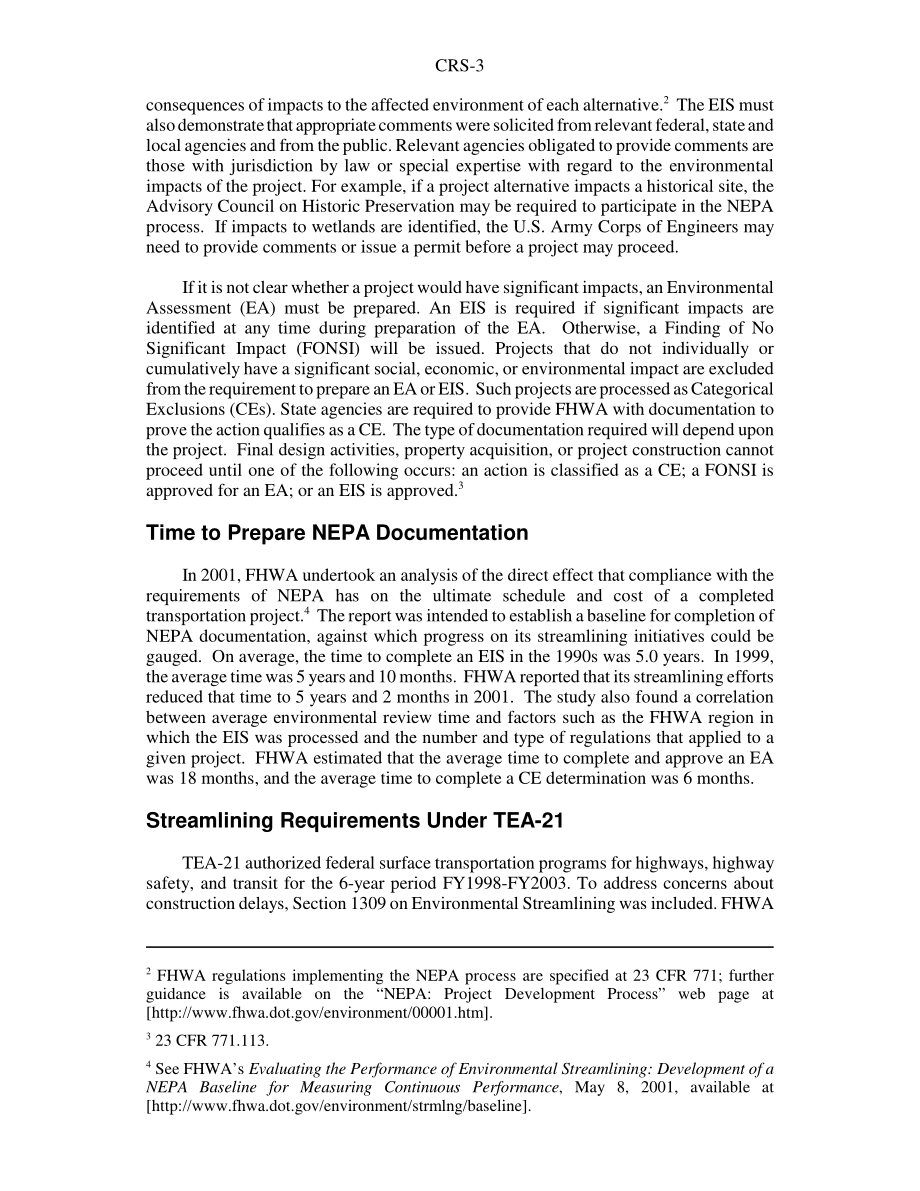 [20030530]RS20841_《21世纪运输公平法》中的环境精简条款：执行情况.pdf_第3页