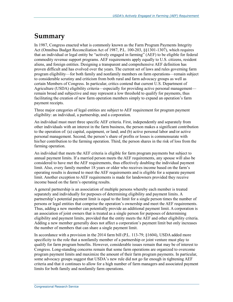 [20190307]R44656_美国农业部积极参与农业（AEF）要求.pdf_第2页