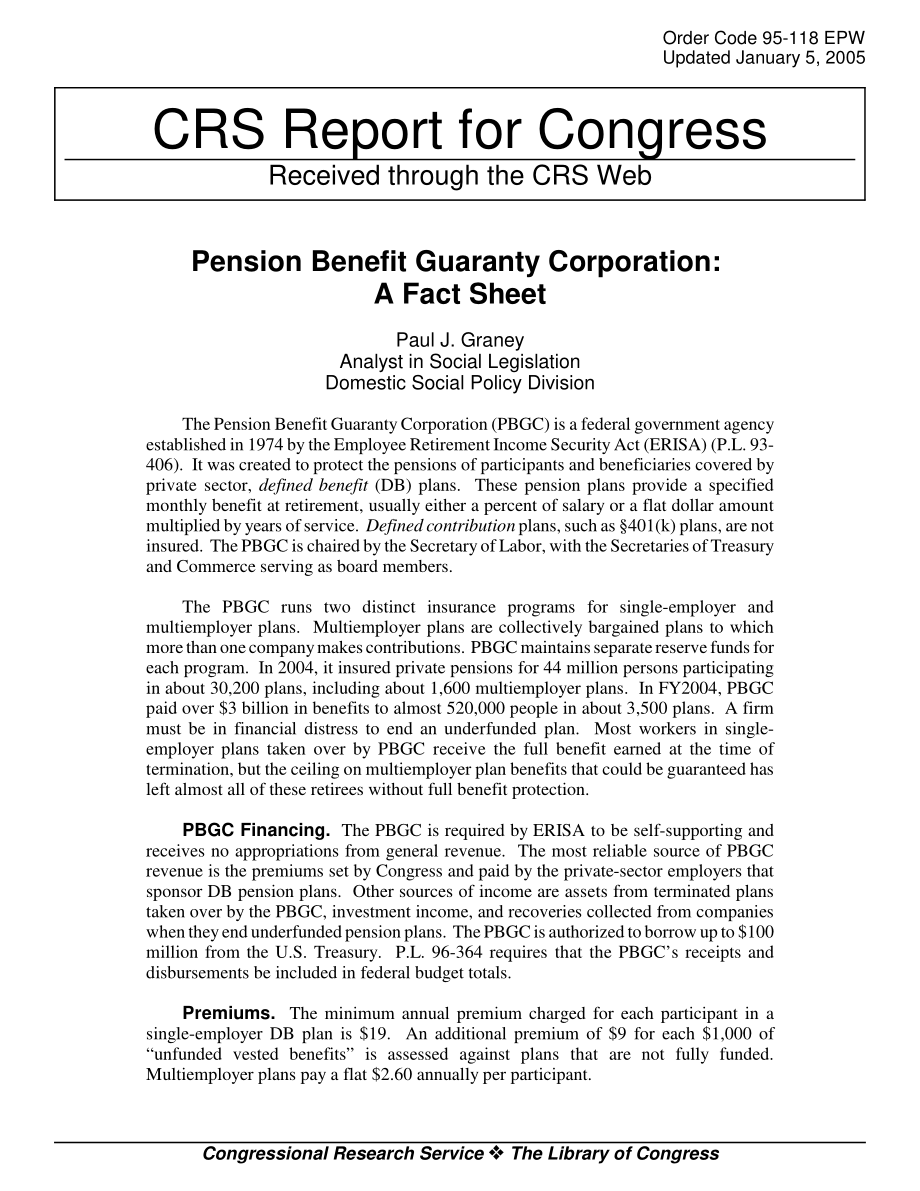 [20050105]95-118EPW_养老金福利担保公司：情况说明书.pdf_第1页