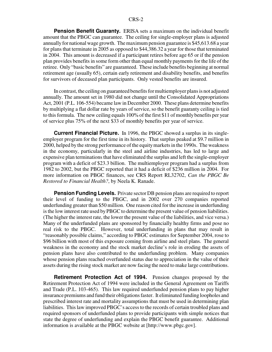 [20050105]95-118EPW_养老金福利担保公司：情况说明书.pdf_第2页