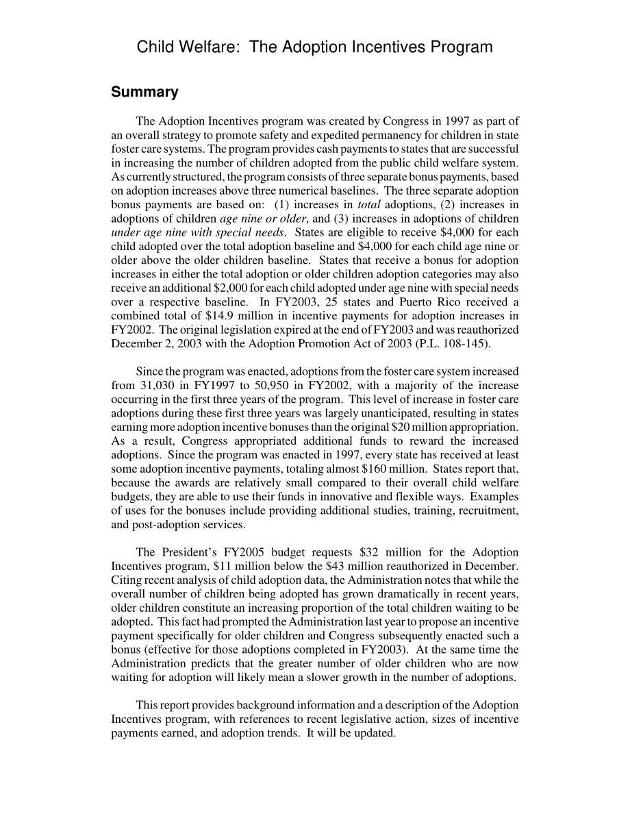 [20040308]RL32296_儿童福利：收养奖励计划.pdf_第2页