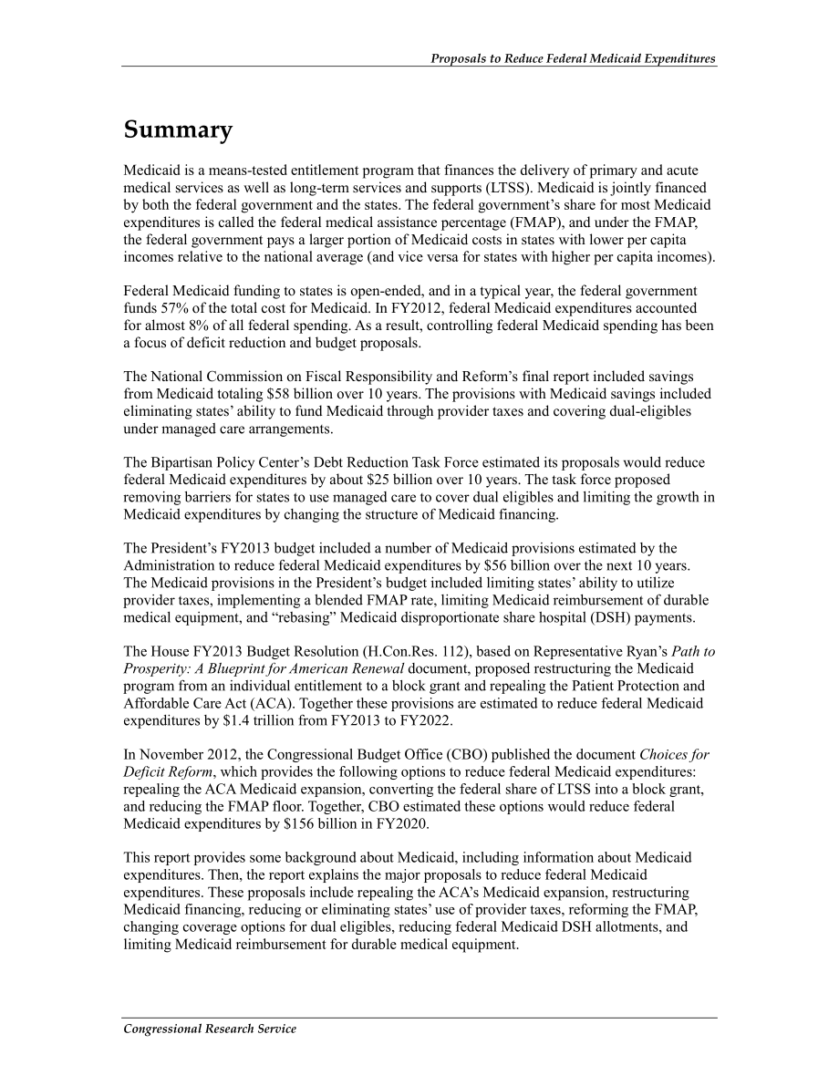 [20130110]R42893_减少联邦医疗补助支出的建议.pdf_第2页