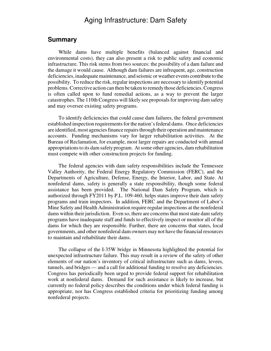 [20080325]RL33108_老化的基础架构：大坝安全.pdf_第2页