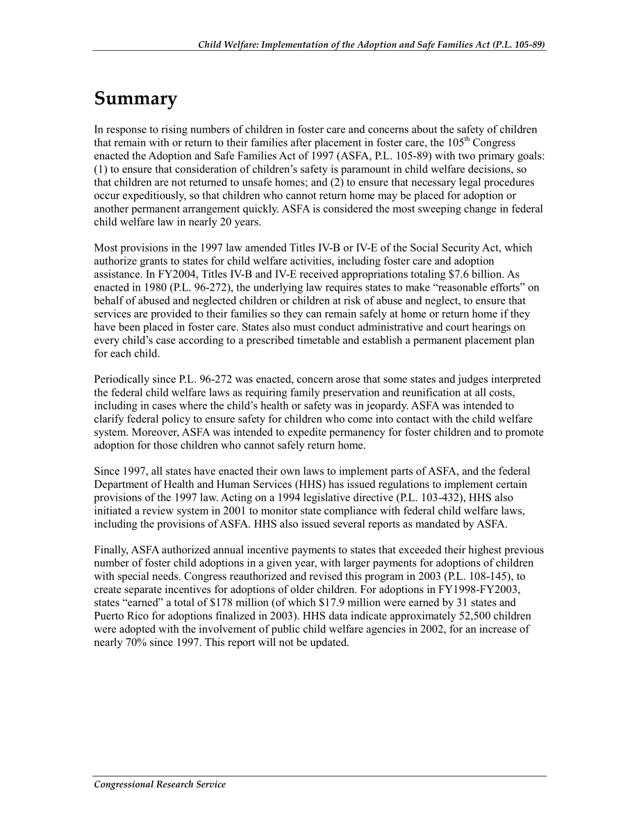 [20041108]RL30759_儿童福利：《收养和安全家庭法》（P.L105-89).pdf_第2页