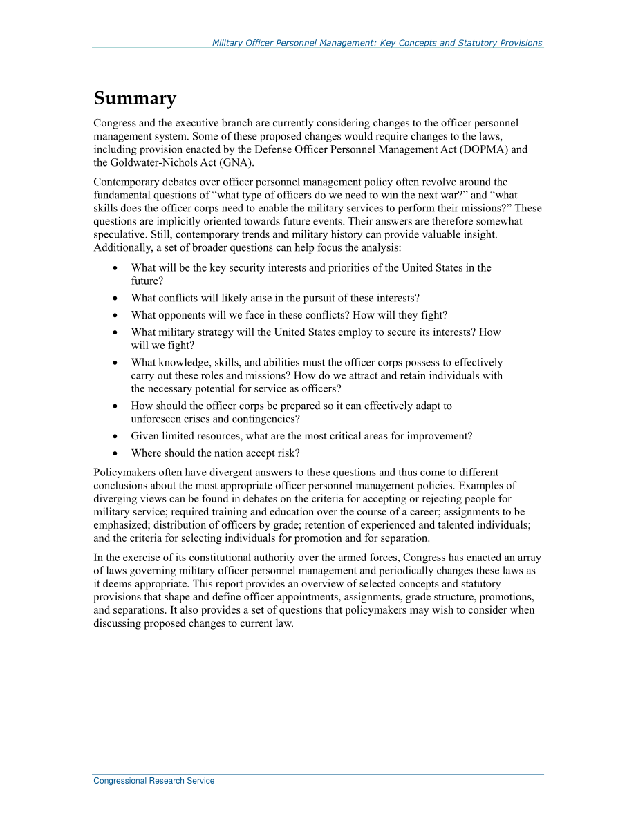 [20160510]R44496_军官人事管理：关键概念和法律规定.pdf_第2页