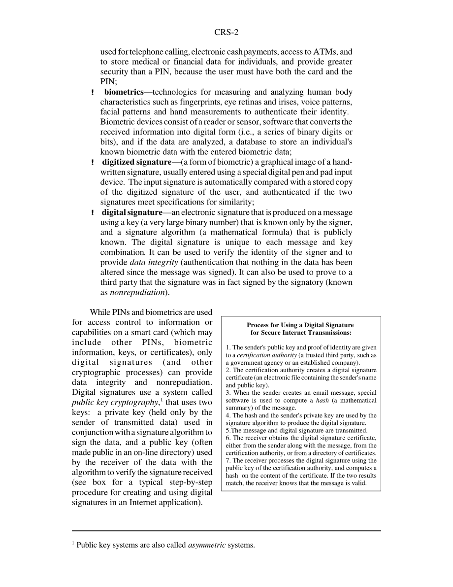 [20010119]RS20344_电子签名：技术发展和立法问题.pdf_第2页