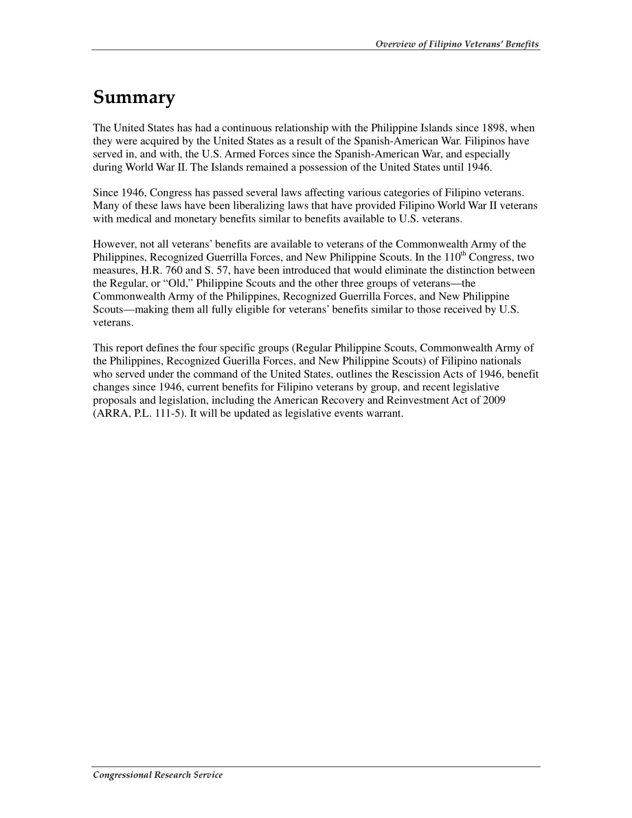 [20090220]RL33876_菲律宾退伍军人福利概述.pdf_第2页