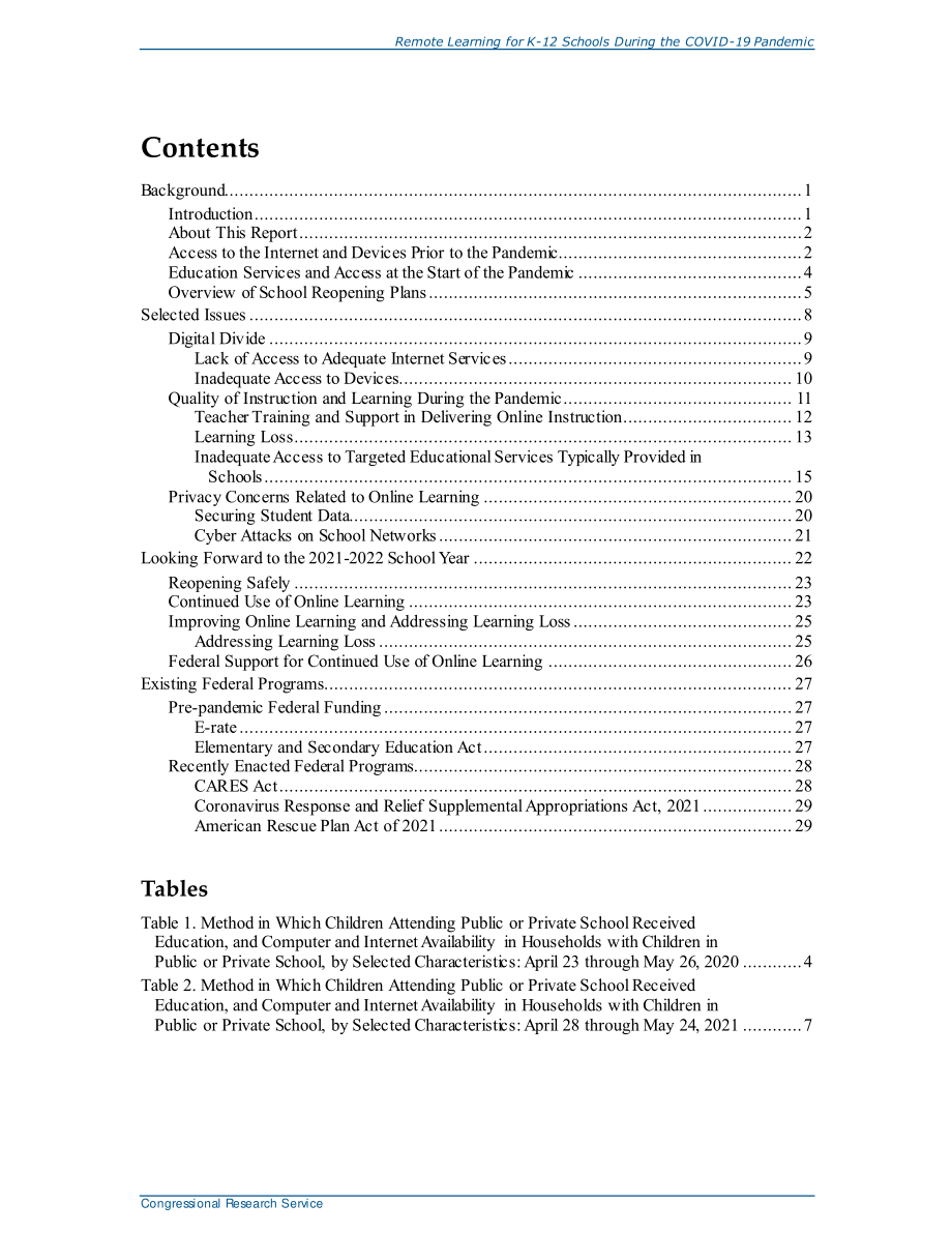 [20210820]R46883_2019冠状病毒疾病流行期间K-12学校的远程学习.pdf_第3页
