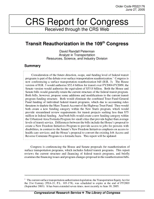 [20050627]RS22176_第109届国会交通重新授权.pdf