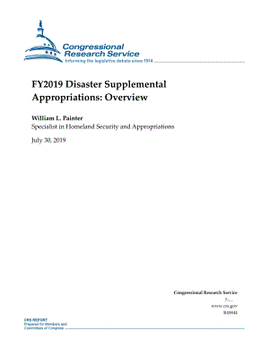 [20190730]R45844_2019财年灾害补充拨款：概述.pdf