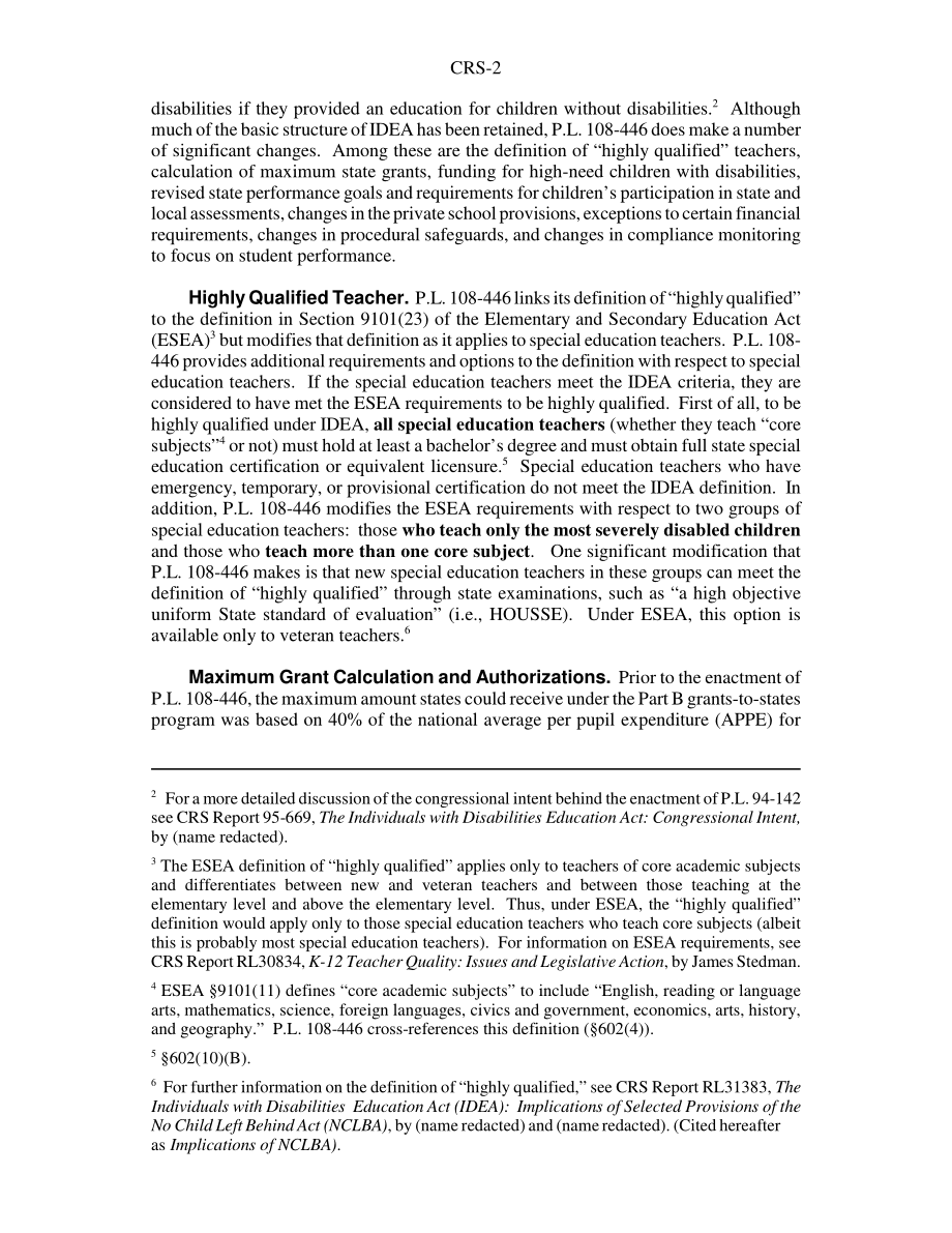 [20050505]RS22138_《残疾人教育法》（IDEA）：P.L.概述108-446.pdf_第2页