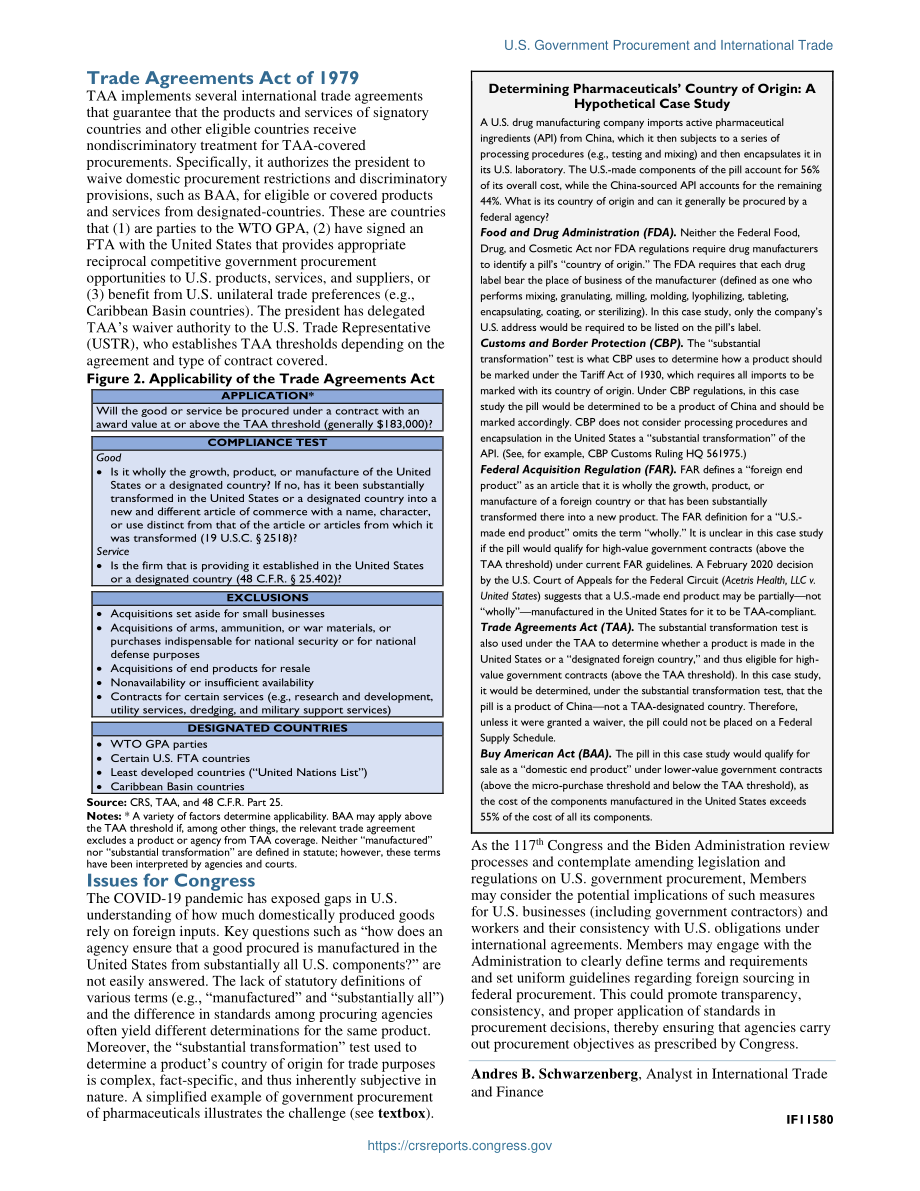 [20220124]IF11580_美国政府采购与国际贸易.pdf_第2页