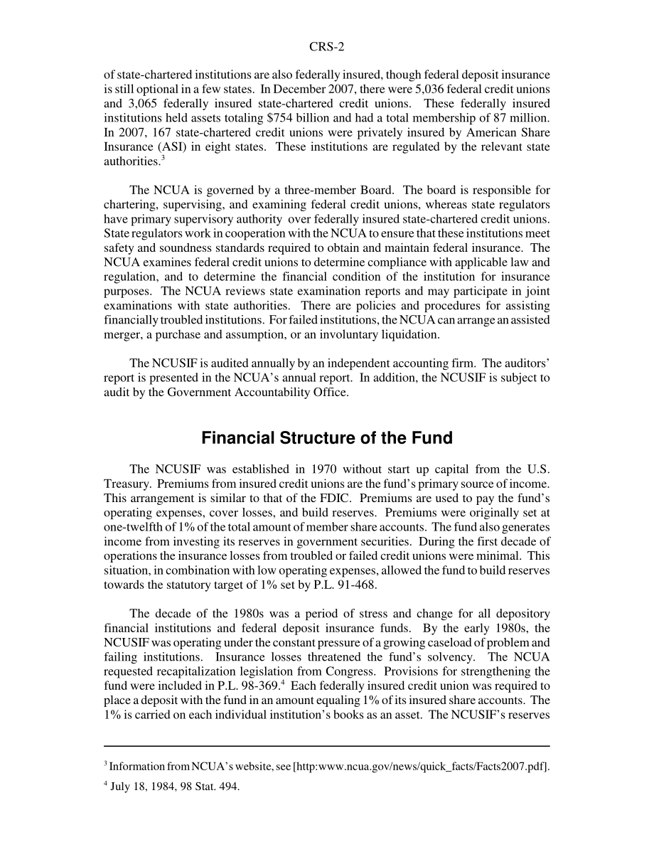 [20081119]RS22987_全国信用合作社股份保险基金（NCUSIF）：信用社存款保险.pdf_第2页