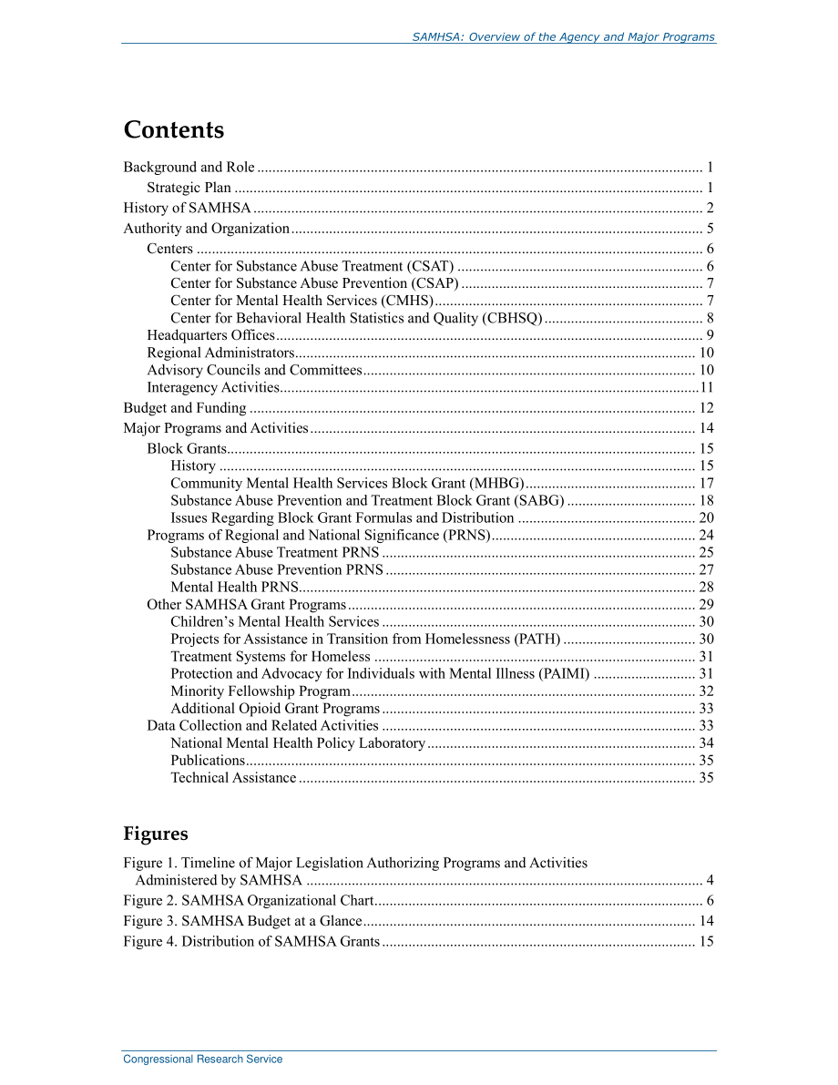 [20200623]R46426_药物滥用和心理健康服务管理局（SAMHSA）：机构和主要项目概述.pdf_第3页