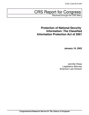 [20020116]RL31245_国家安全信息保护：2001年《保密信息保护法》.pdf