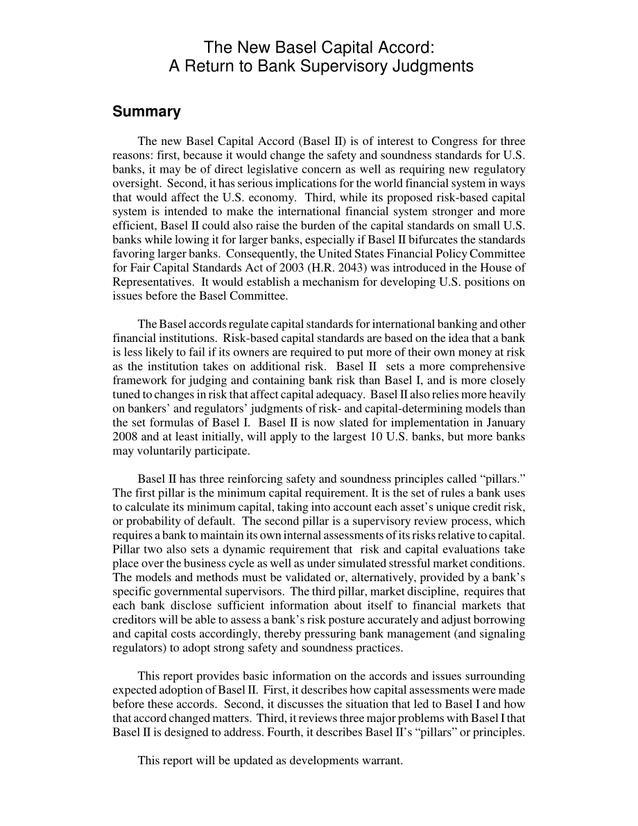 [20041209]RL31984_新巴塞尔资本协议：回归银行监管判断.pdf_第2页