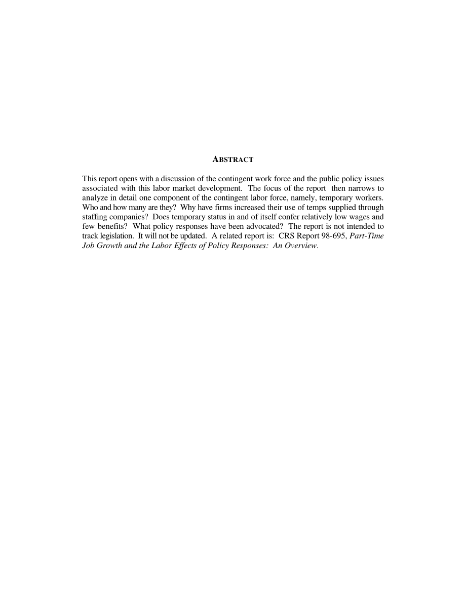 [19990216]RL30072_临时工作为临时劳动力的成员.pdf_第2页