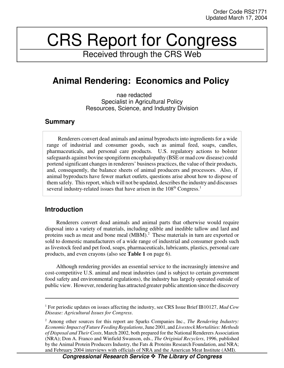 [20040317]RS21771_动物渲染：经济与政策.pdf_第1页