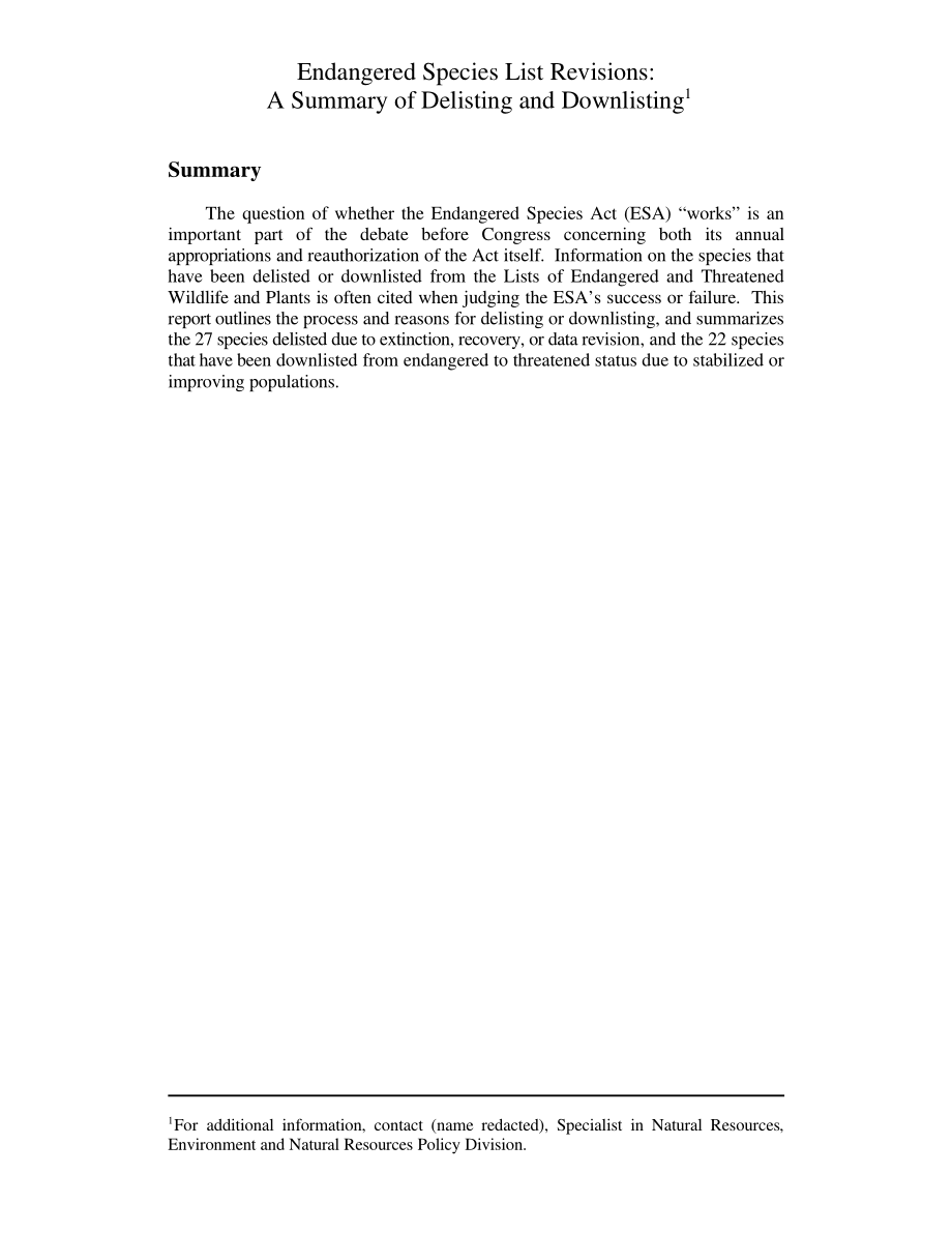 [19980105]98-32_濒危物种列表修订：退市和降级摘要.pdf_第2页