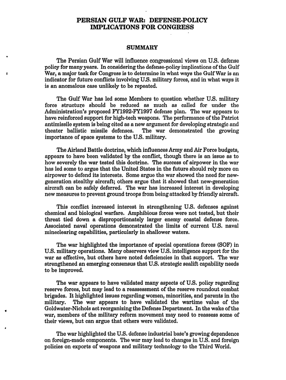 [19910515]91-421F_波斯湾战争：国防政策对国会的影响.pdf_第3页