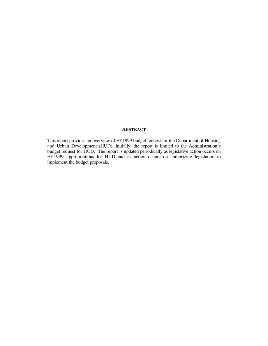 [19980803]98-345E_住房和城市发展部（HUD）1999财年预算.pdf_第2页
